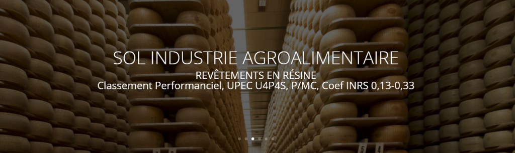 Sol cuisine professionnelle, industrie alimentaire, restauration collective